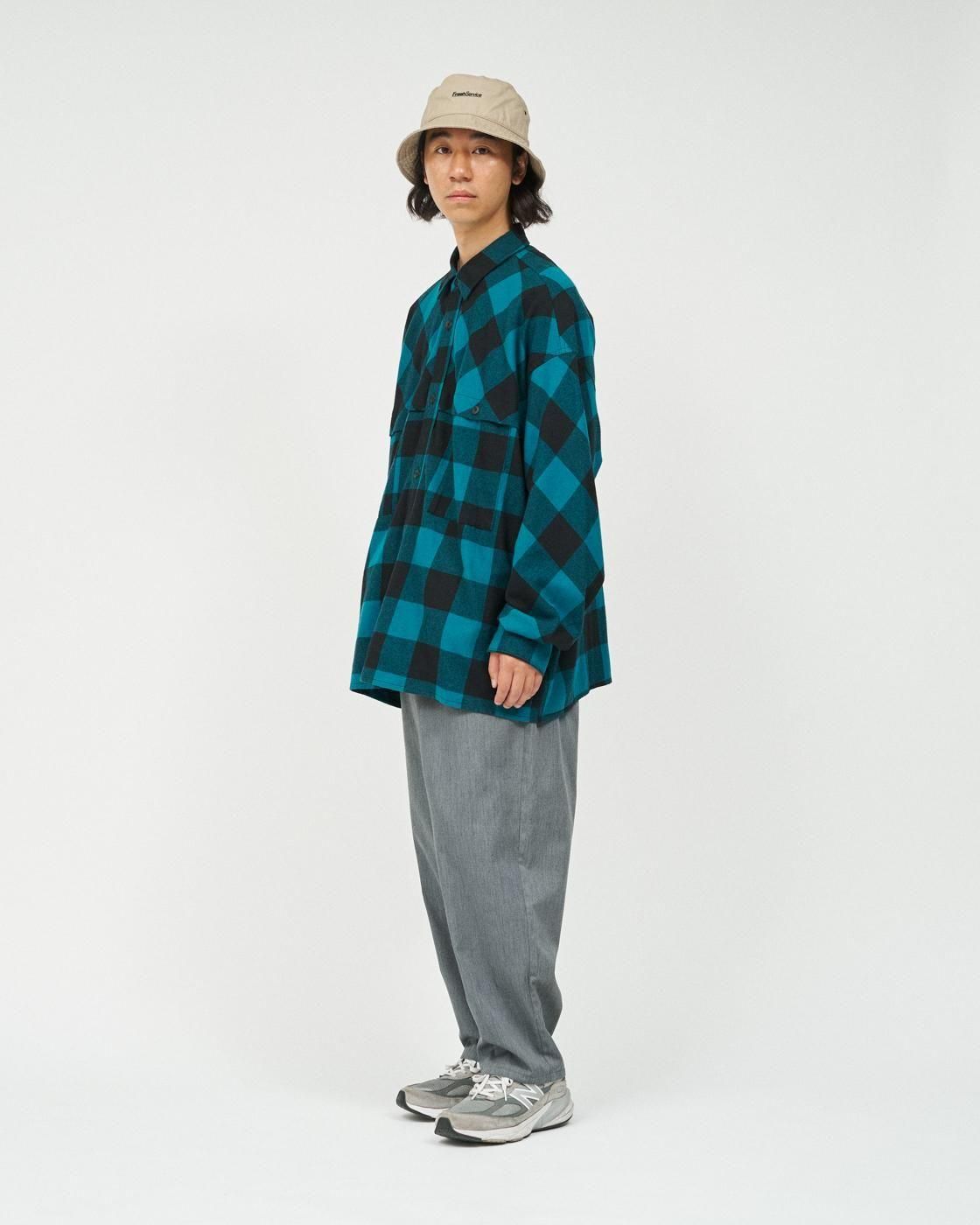 FreshService * FSC253-50129 FLANNEL CHECK OVER YOKE SHIRT(4Ÿ)