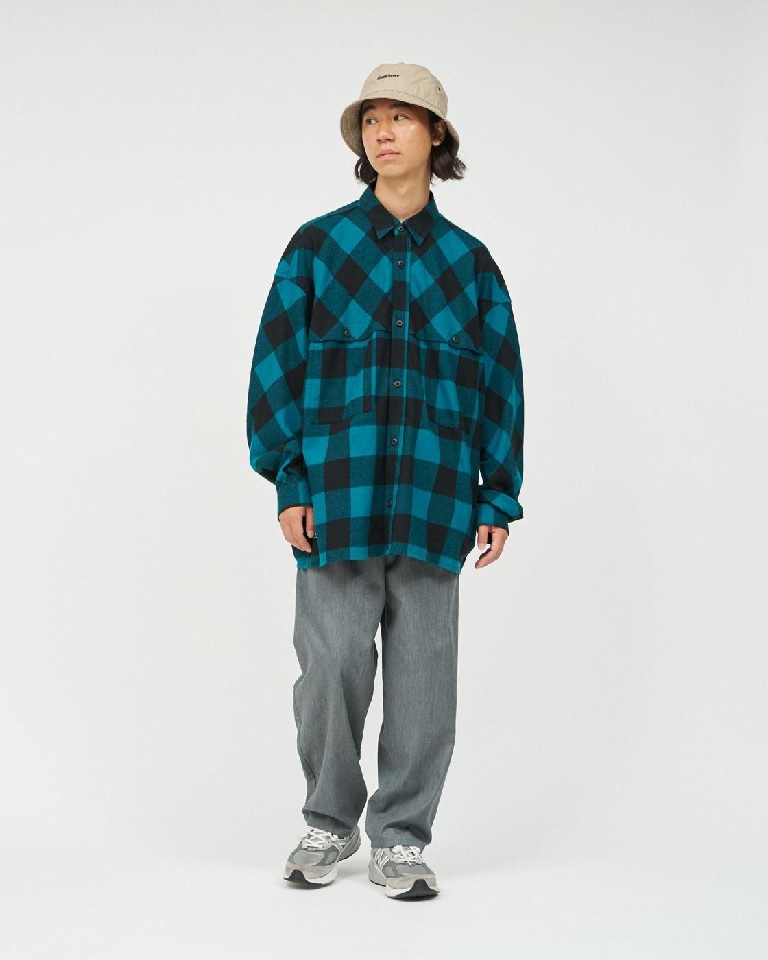 FreshService * FSC253-50129 FLANNEL CHECK OVER YOKE SHIRT(4Ÿ)