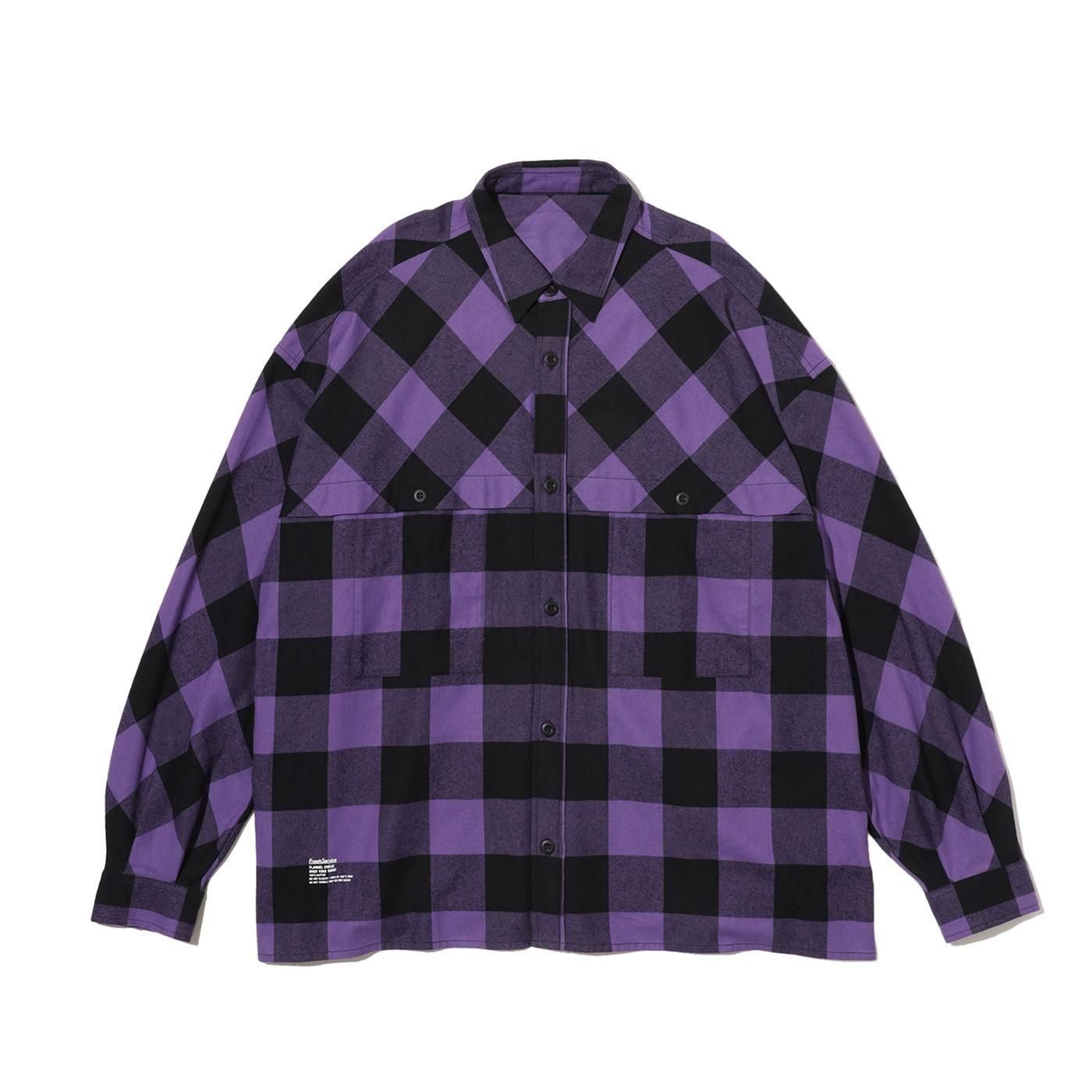 FreshService * FSC253-50129 FLANNEL CHECK OVER YOKE SHIRT(4Ÿ)