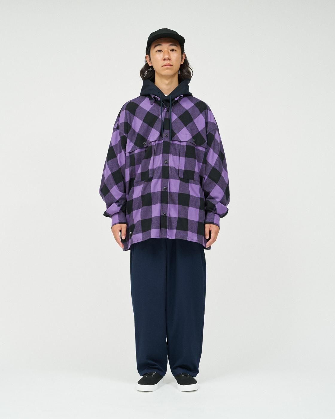 FreshService * FSC253-50129 FLANNEL CHECK OVER YOKE SHIRT(4Ÿ)