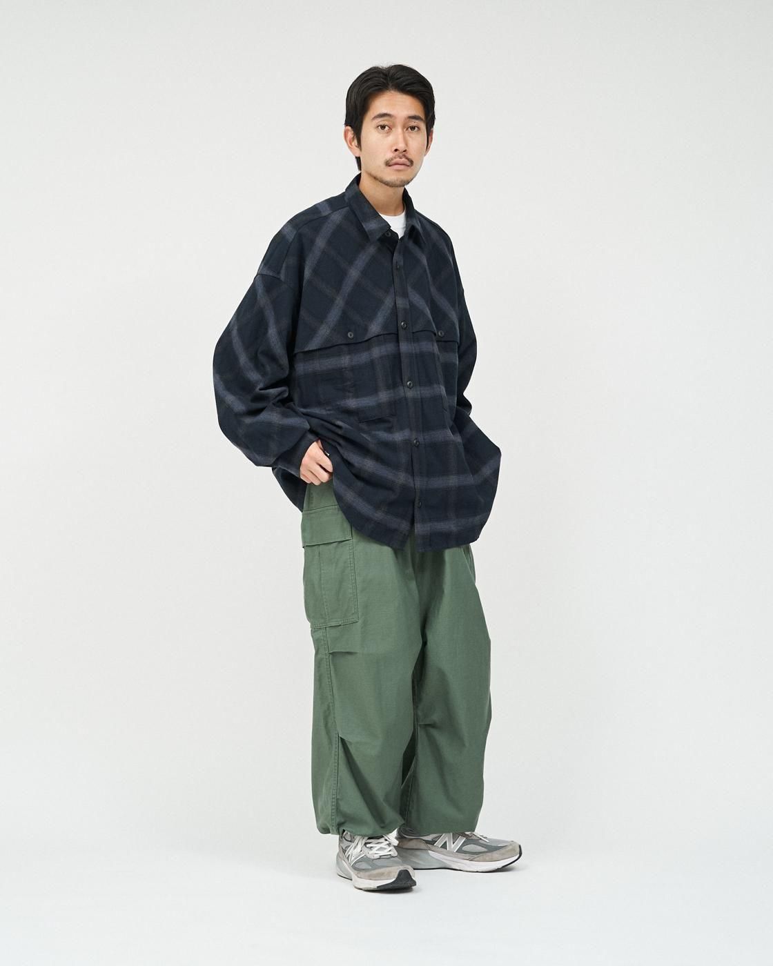 FreshService * FSC253-50129 FLANNEL CHECK OVER YOKE SHIRT(4Ÿ)