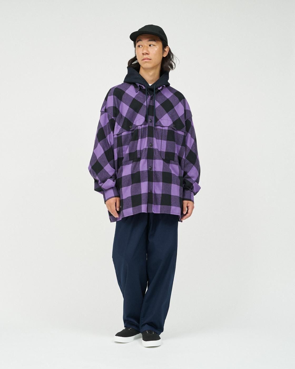 FreshService * FSC253-50129 FLANNEL CHECK OVER YOKE SHIRT(4Ÿ)