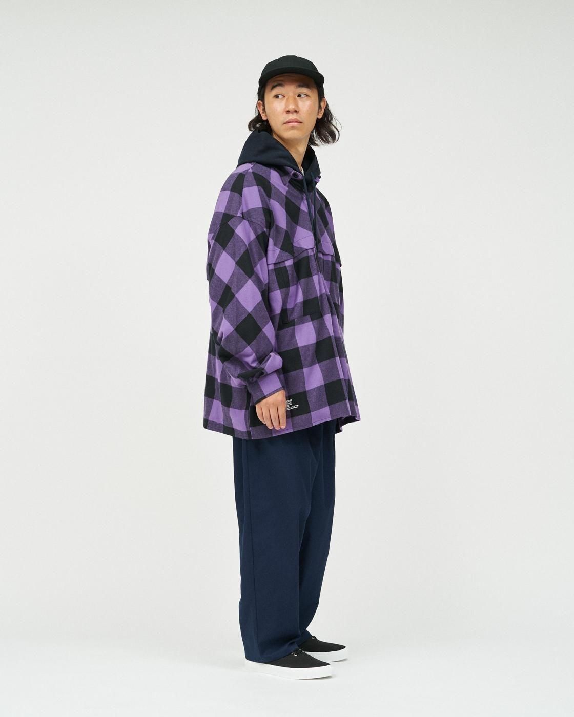 FreshService * FSC253-50129 FLANNEL CHECK OVER YOKE SHIRT(4Ÿ)