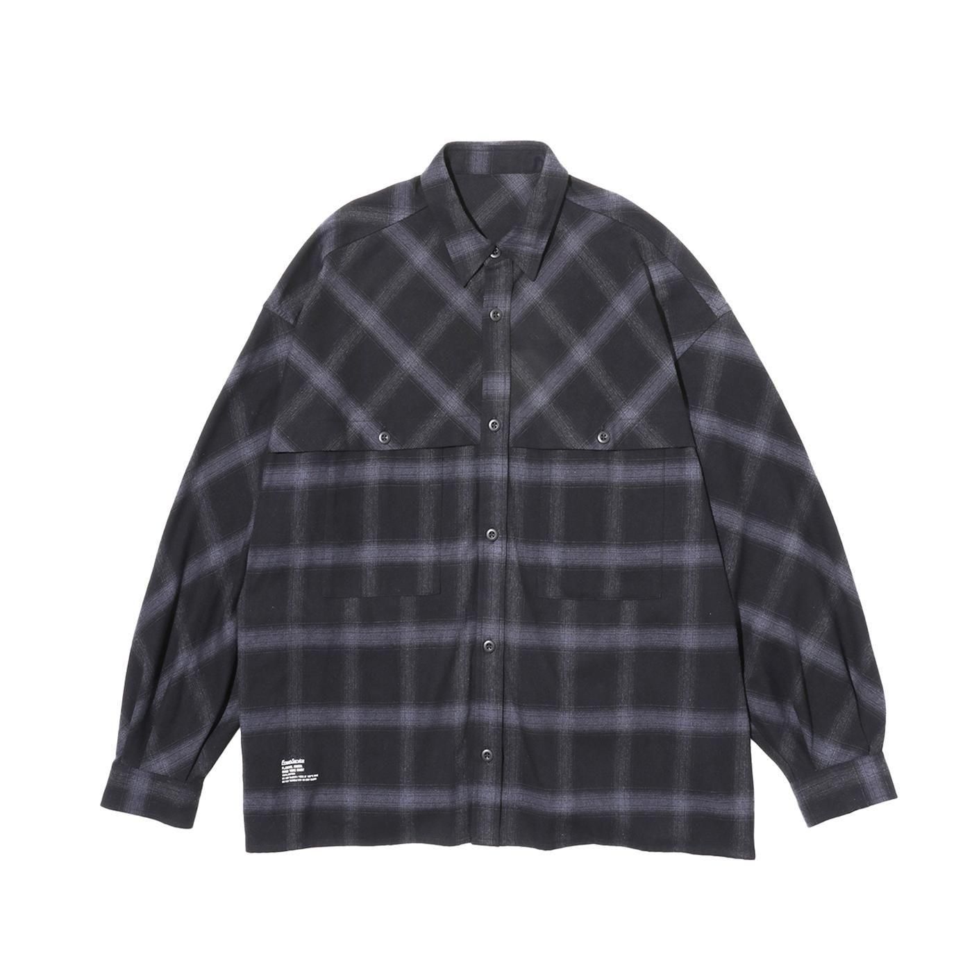 FreshService * FSC253-50129 FLANNEL CHECK OVER YOKE SHIRT(4Ÿ)