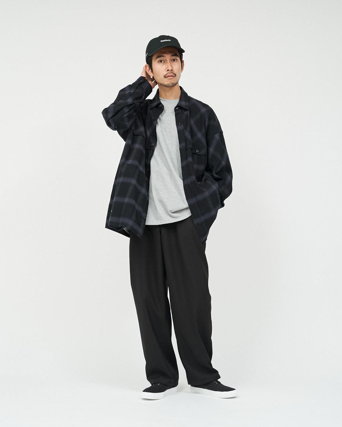 FreshService * FSC253-50129 FLANNEL CHECK OVER YOKE SHIRT(4Ÿ)