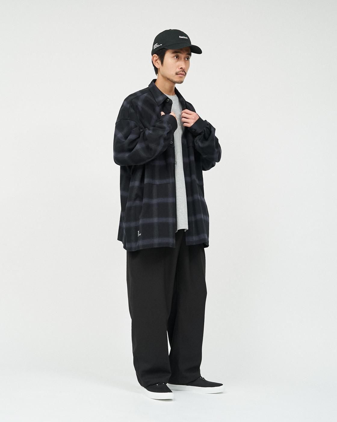 FreshService * FSC253-50129 FLANNEL CHECK OVER YOKE SHIRT(4Ÿ)