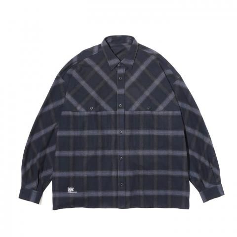 FreshService * FSC253-50129 FLANNEL CHECK OVER YOKE SHIRT(4Ÿ)