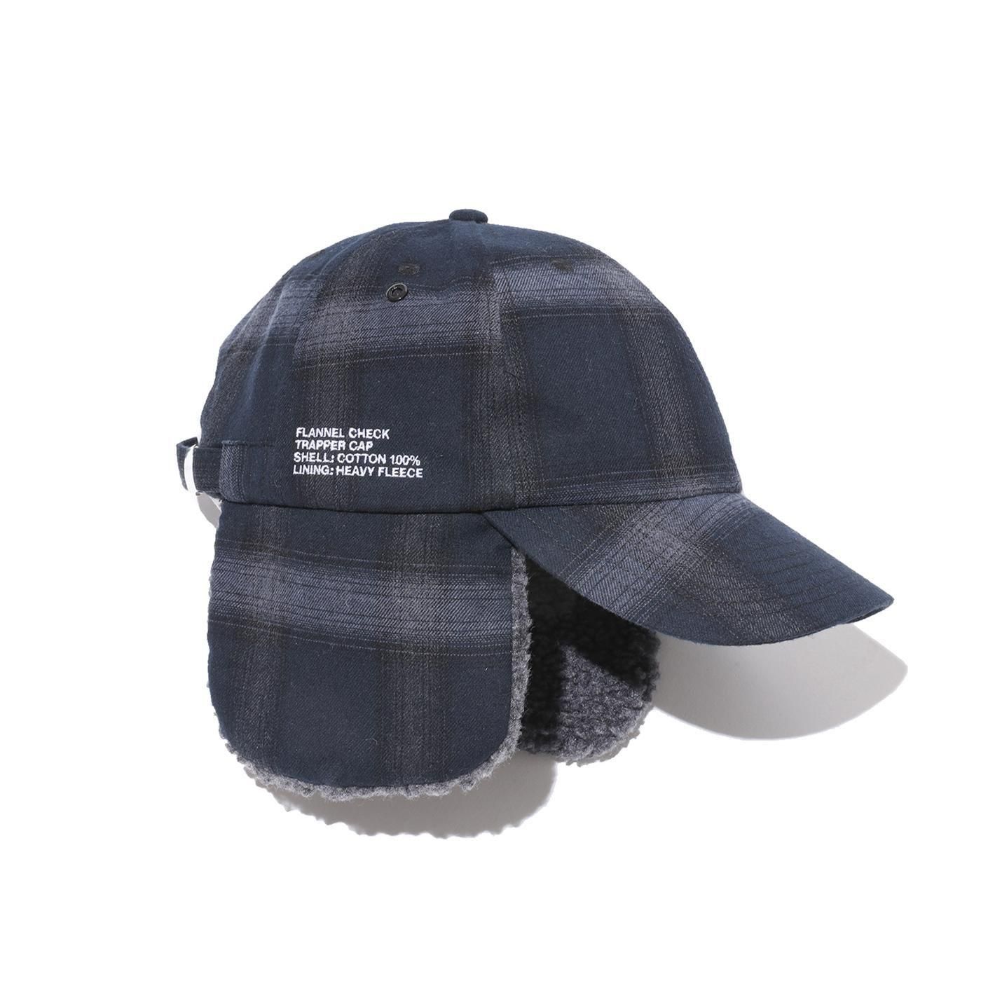 FreshService * FSP253-90130 FLANNEL CHECK TRAPPER CAP(4Ÿ)
