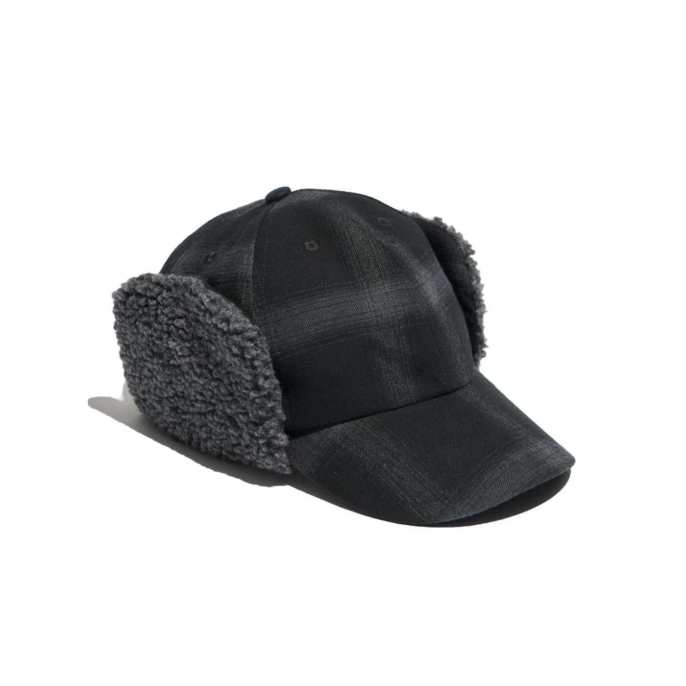 FreshService * FSP253-90130 FLANNEL CHECK TRAPPER CAP(4Ÿ)
