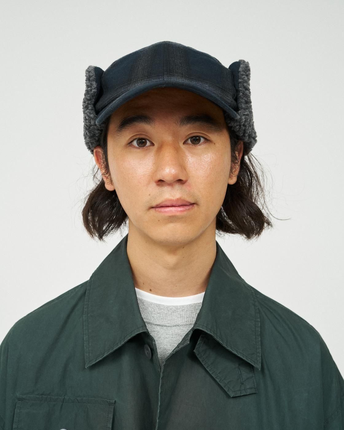 FreshService * FSP253-90130 FLANNEL CHECK TRAPPER CAP(4Ÿ)