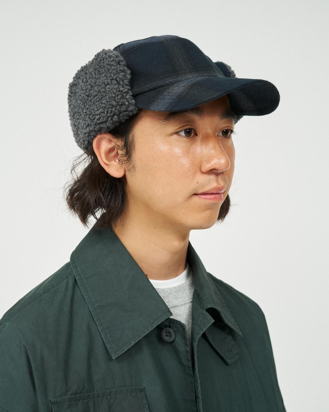 FreshService * FSP253-90130 FLANNEL CHECK TRAPPER CAP(4Ÿ)