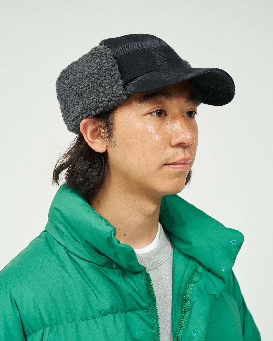 FreshService * FSP253-90130 FLANNEL CHECK TRAPPER CAP(4Ÿ)