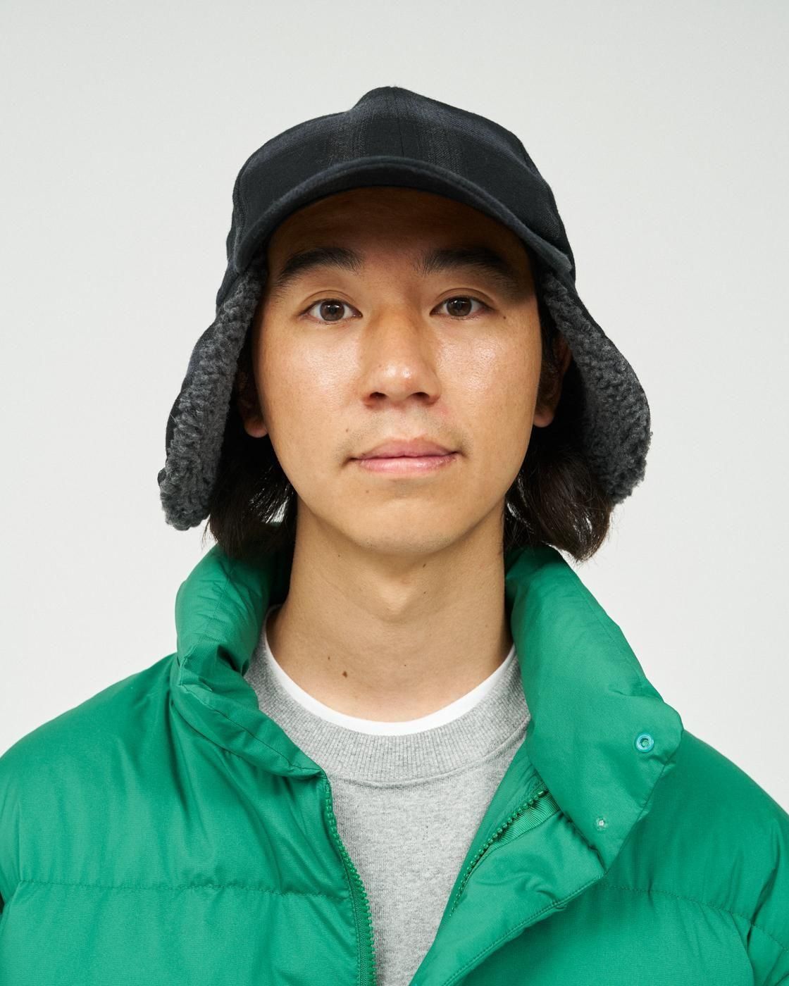 FreshService * FSP253-90130 FLANNEL CHECK TRAPPER CAP(4Ÿ)