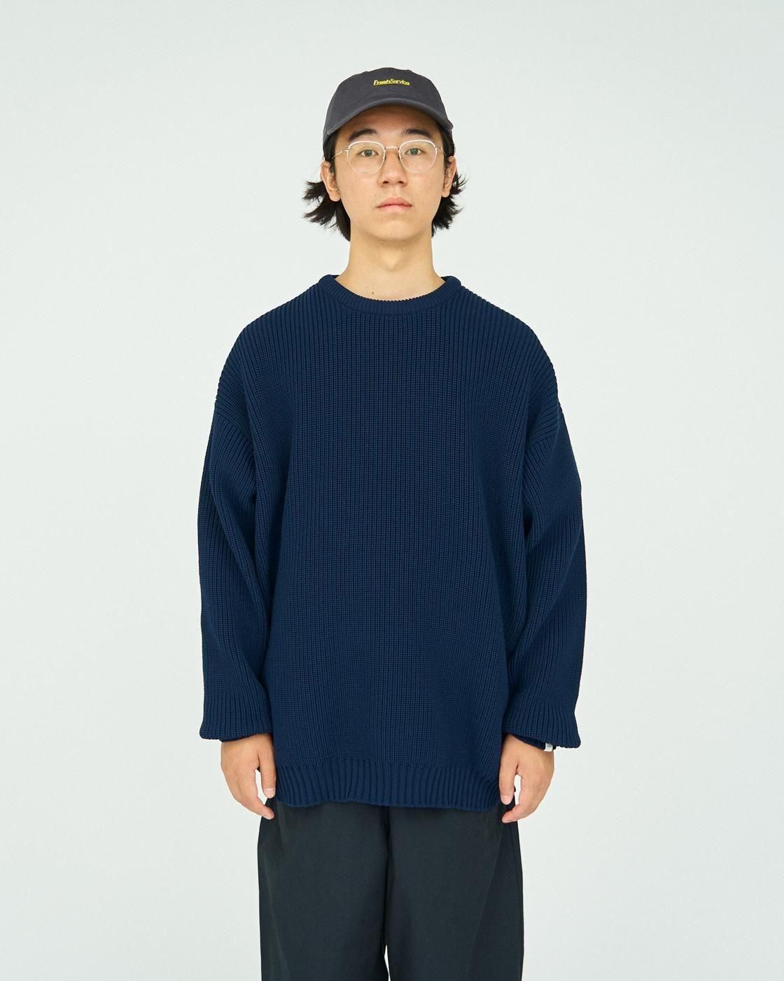 FreshService * FSC253-80168B DELTA SLX CREW NECK KNIT(3Ÿ)