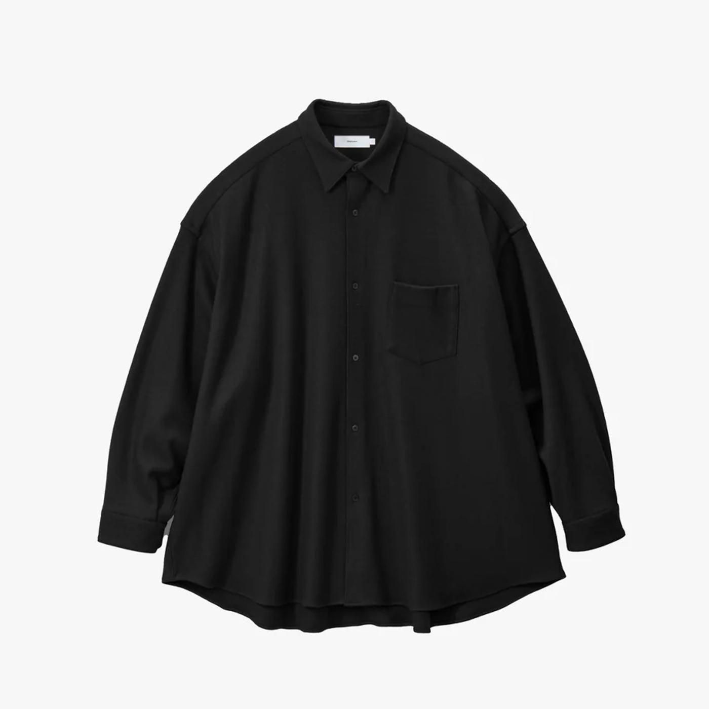 Graphpaper * GU253-50221B Wool Smooth Flannel Oversized Regular Collar Shirt(2Ÿ)