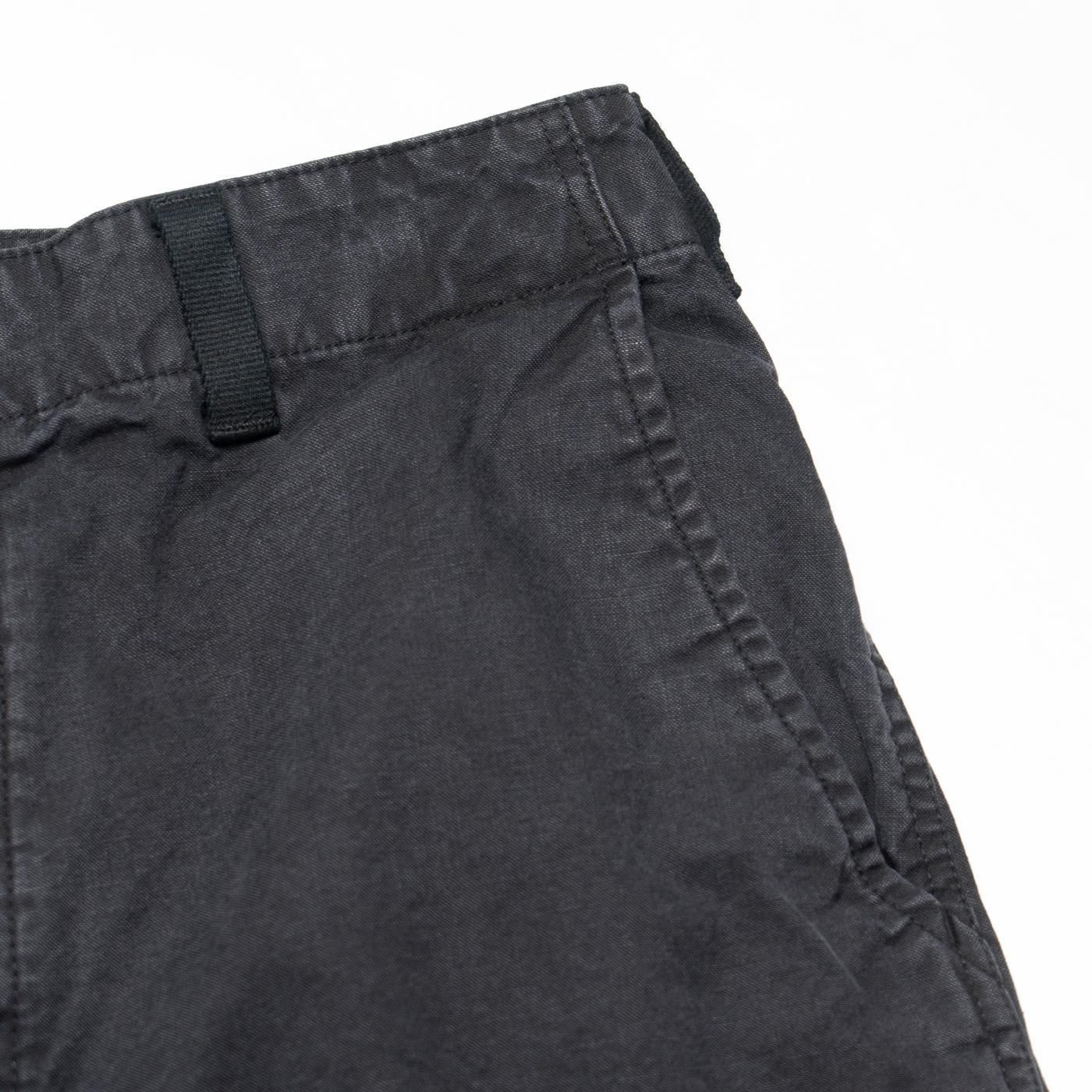 COMME des GARCONS HOMME * HP-P020 Cotton Sulfur Big Pocket Cargo Pants * Black