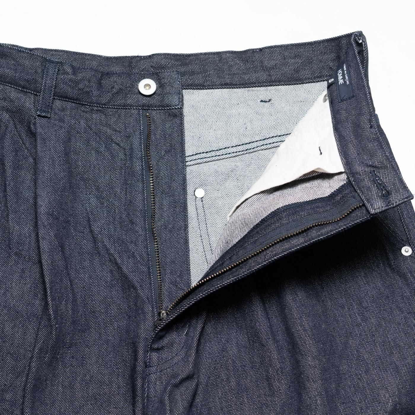 COMME des GARCONS HOMME * HP-P026 One Tuck Denim Pants * Indigo