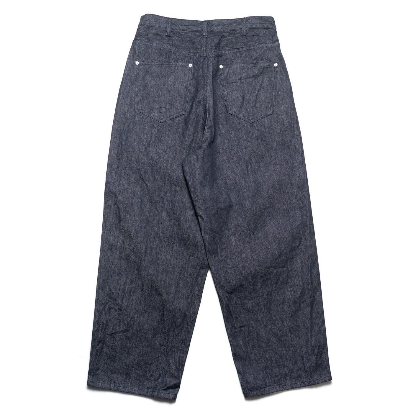 【Comme des Garçons Homme Plus】2002AW パンツ COMME des GARCONS HOMME * HP-P026 One Tuck Denim Pants * Indigo