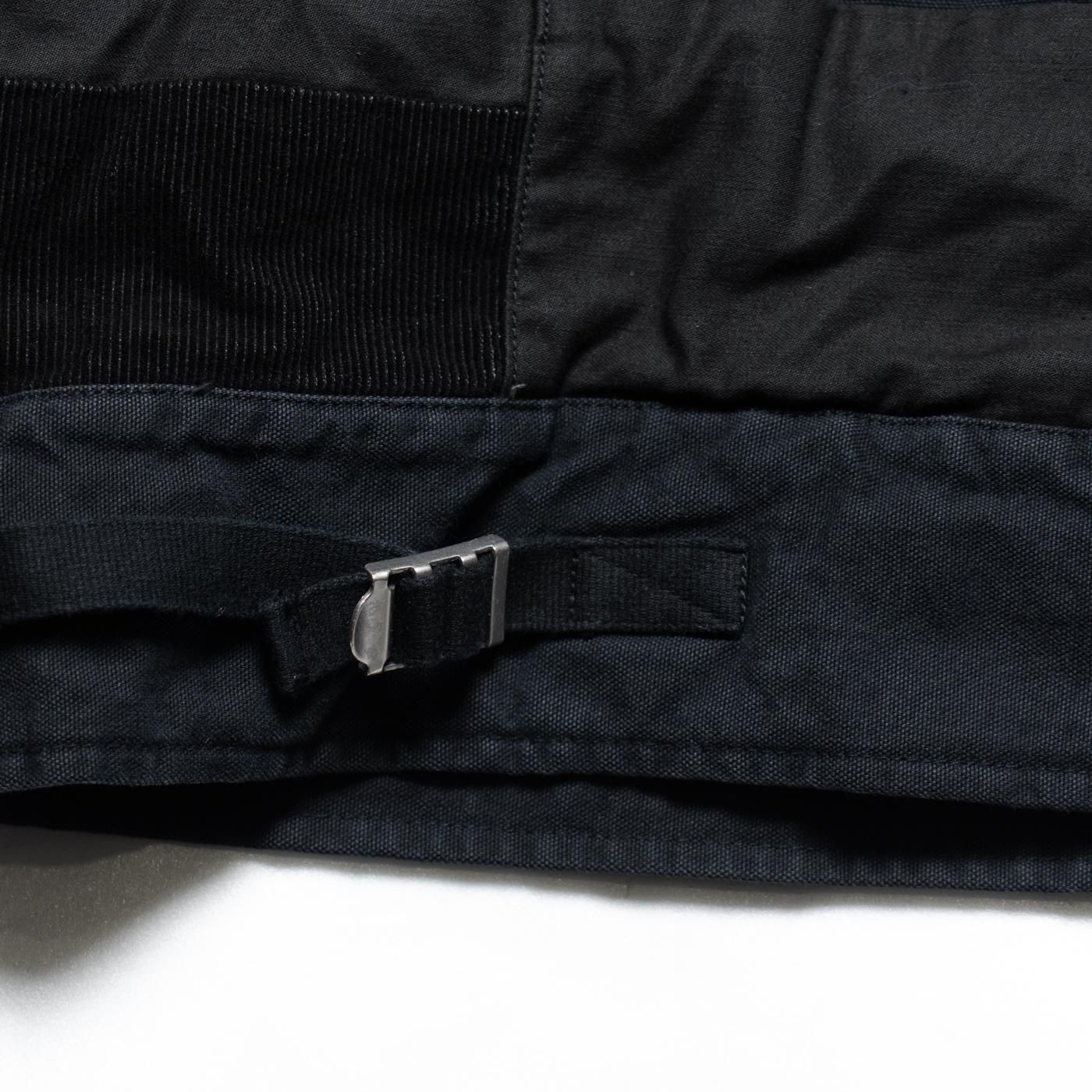 COMME des GARCONS HOMME * HP-J021 Patchwork Flight Jacket * BlackMix