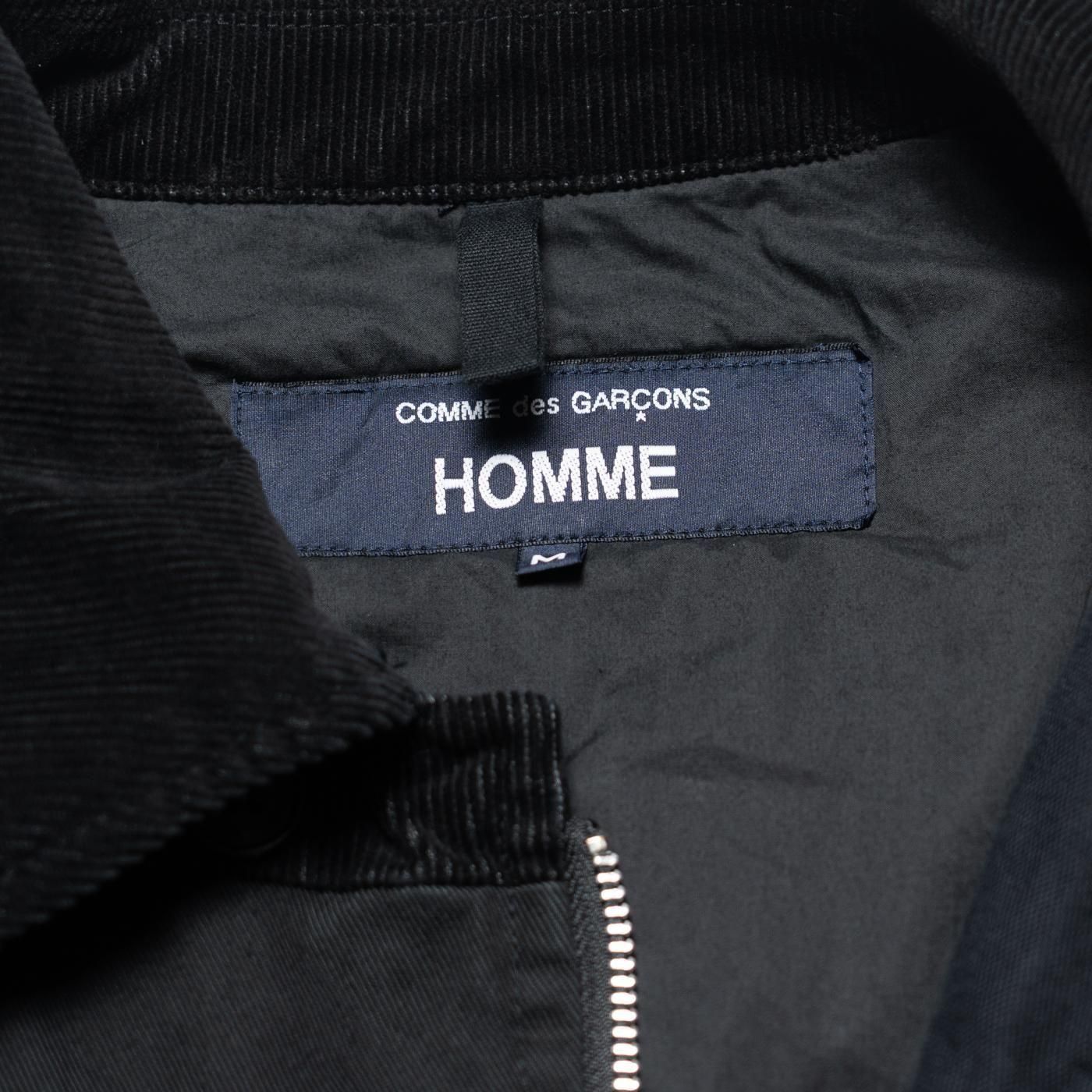 COMME des GARCONS HOMME * HP-J021 Patchwork Flight Jacket * BlackMix