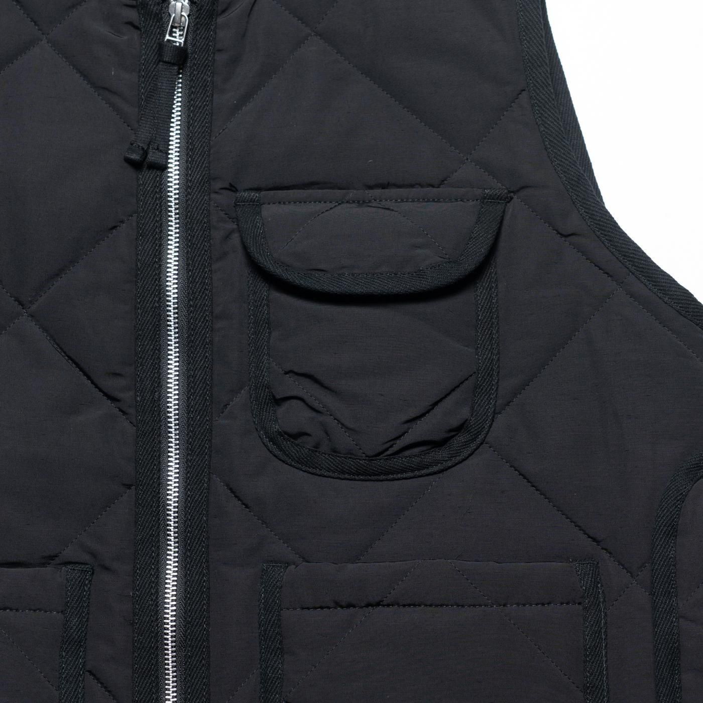 COMME des GARCONS HOMME * HP-V002 Cotton Nylon Quilting Military Vest * Black