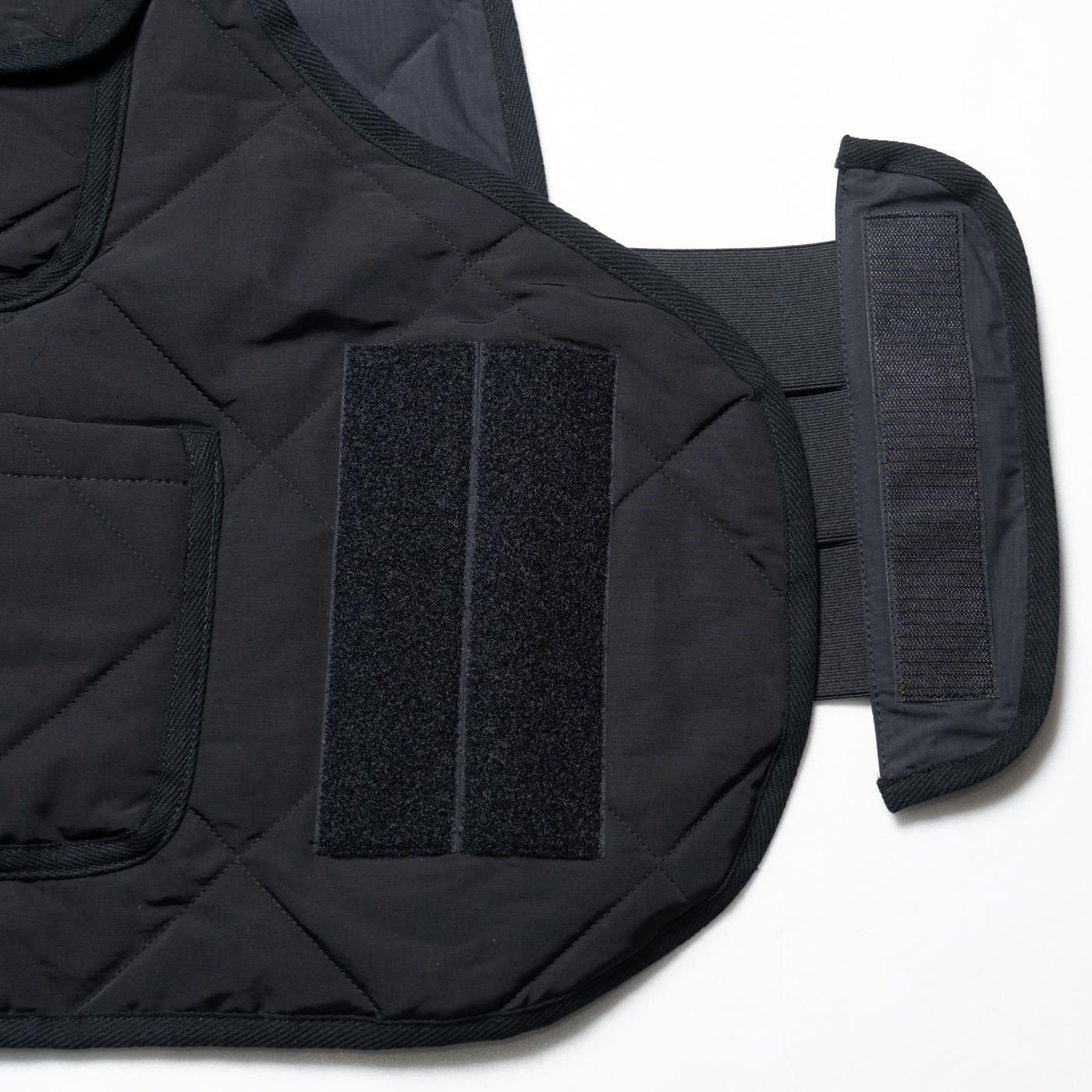 COMME des GARCONS HOMME * HP-V002 Cotton Nylon Quilting Military Vest * Black