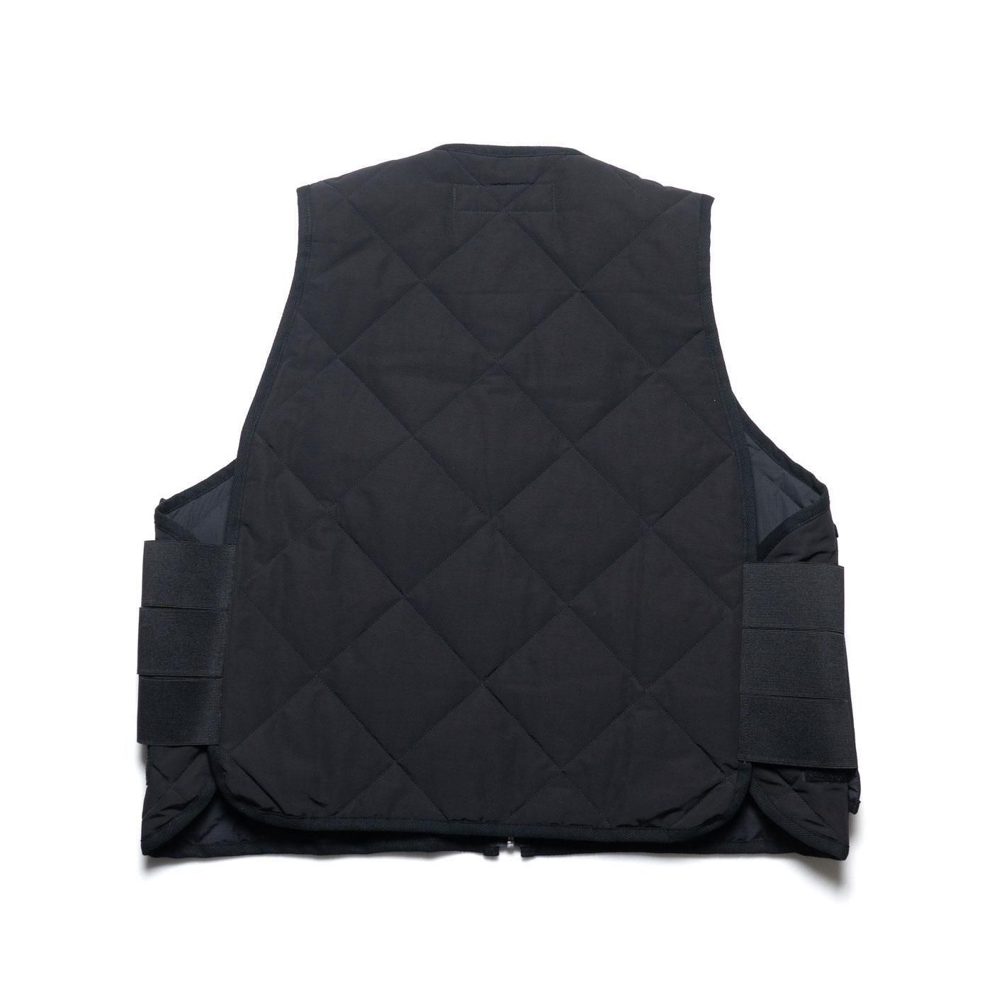 COMME des GARCONS HOMME * HP-V002 Cotton Nylon Quilting Military Vest * Black