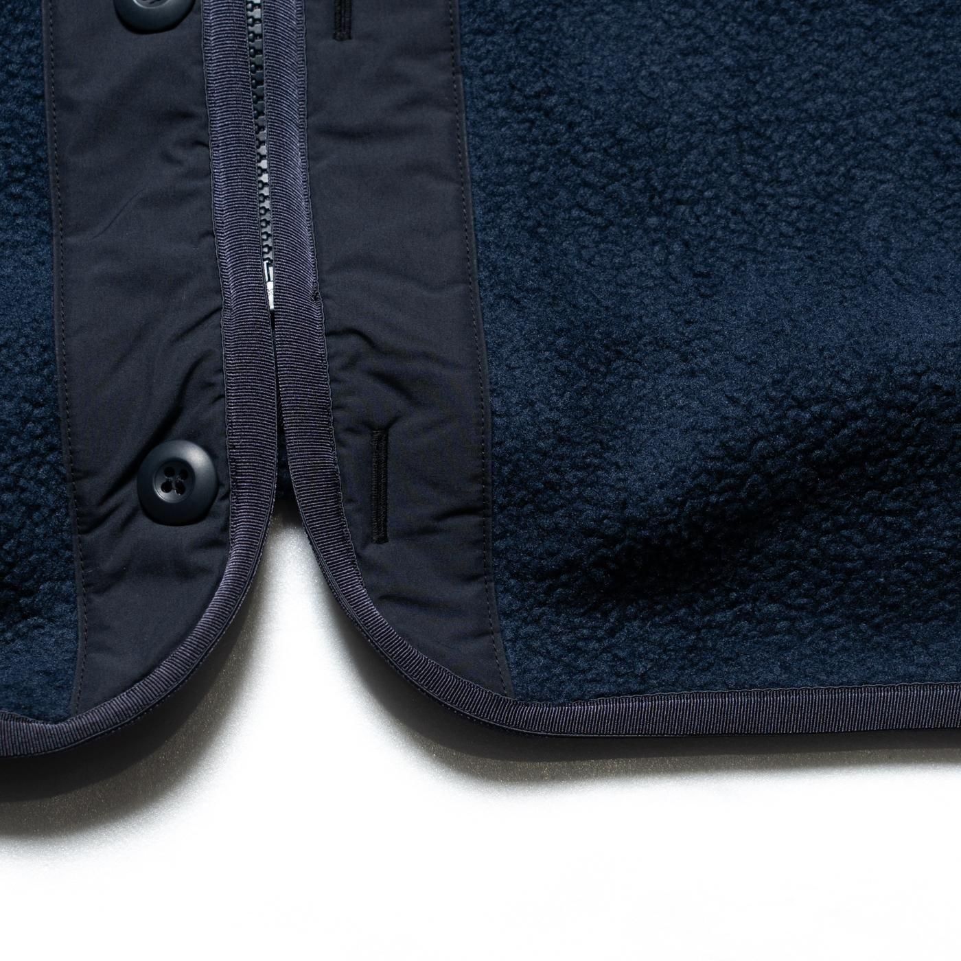 COMME des GARCONS HOMME * HP-T020 Polyester Boa Liner Cardigan * Black