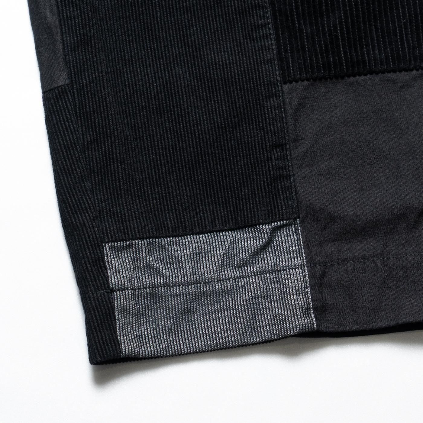 COMME des GARCONS HOMME * HP-P027 Corduroy Patch Work Pants * Black
