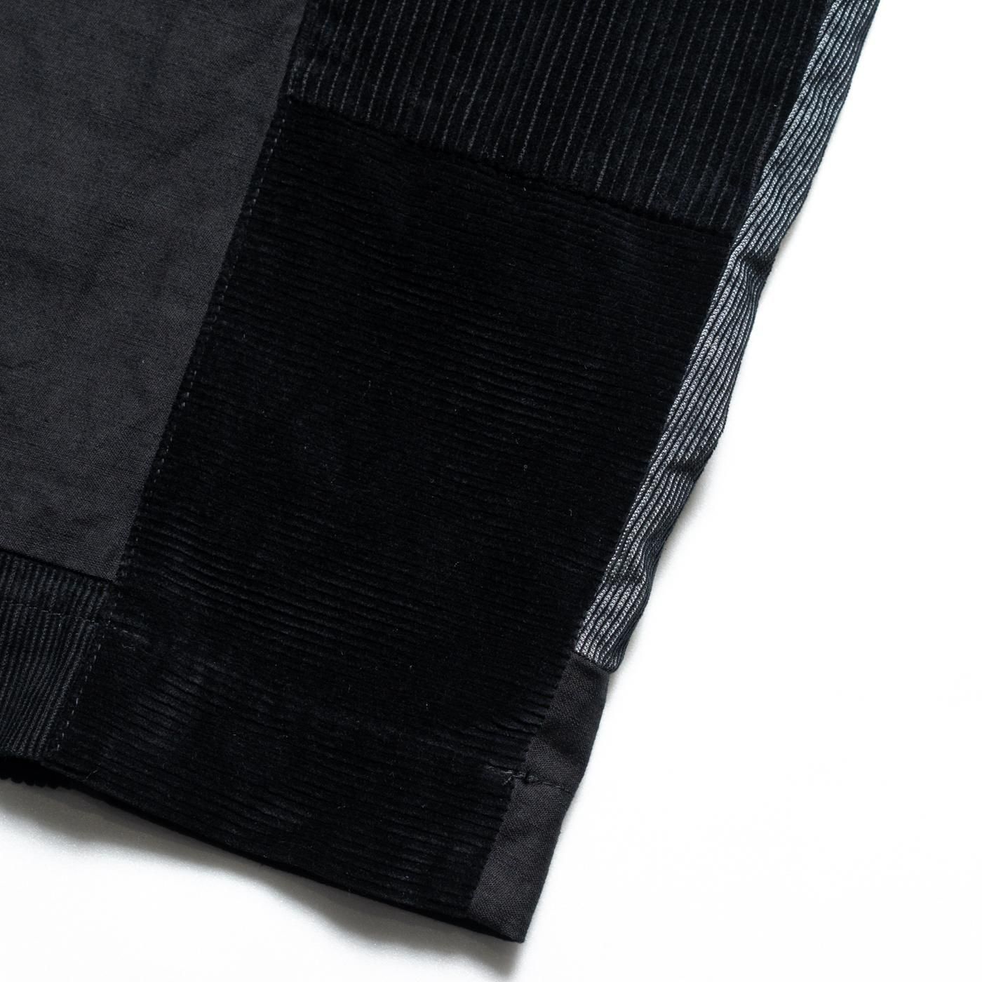 COMME des GARCONS HOMME * HP-P027 Corduroy Patch Work Pants * Black