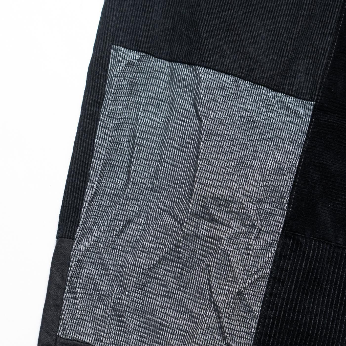 COMME des GARCONS HOMME * HP-P027 Corduroy Patch Work Pants * Black