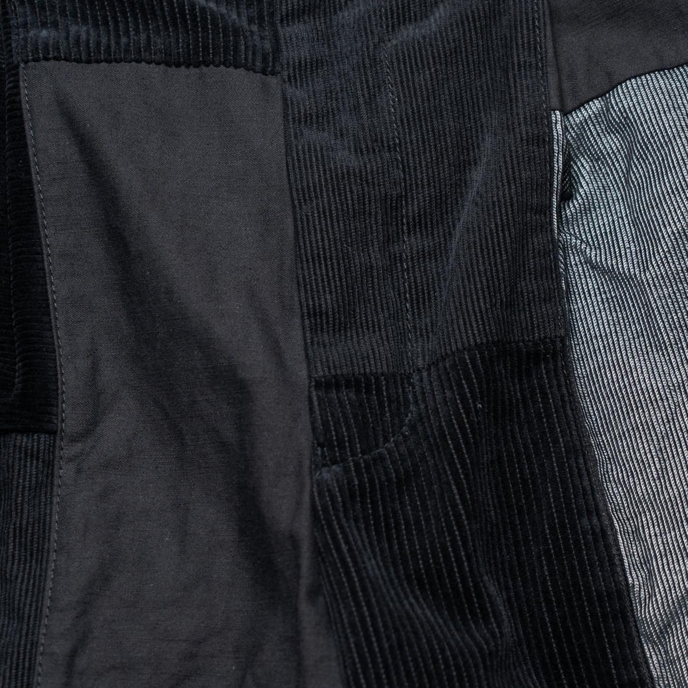 COMME des GARCONS HOMME * HP-P027 Corduroy Patch Work Pants * Black