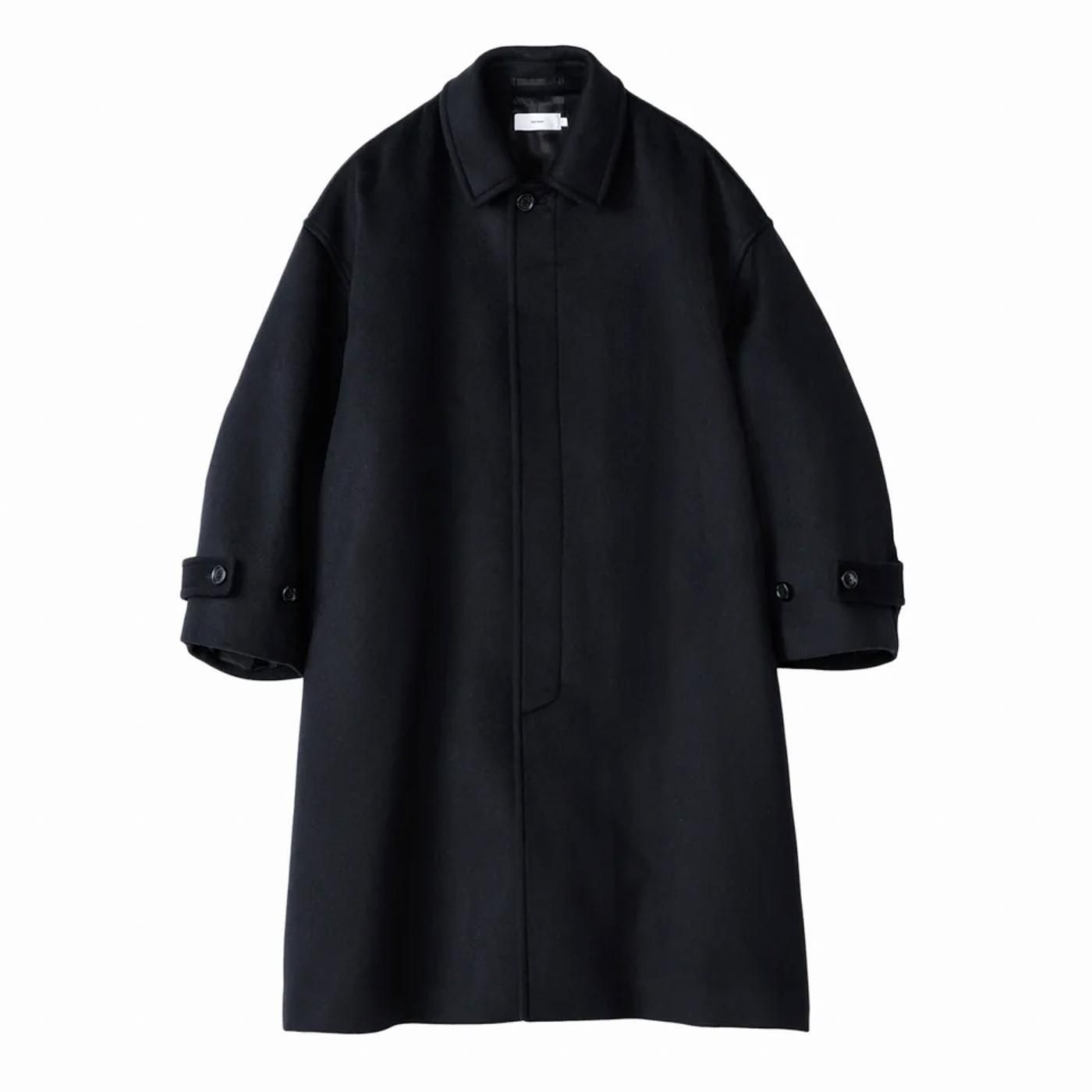 Graphpaper * GU253-10270B Light Melton Oversized Coat * Black