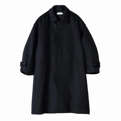 Graphpaper * GU253-10270B Light Melton Oversized Coat * Black