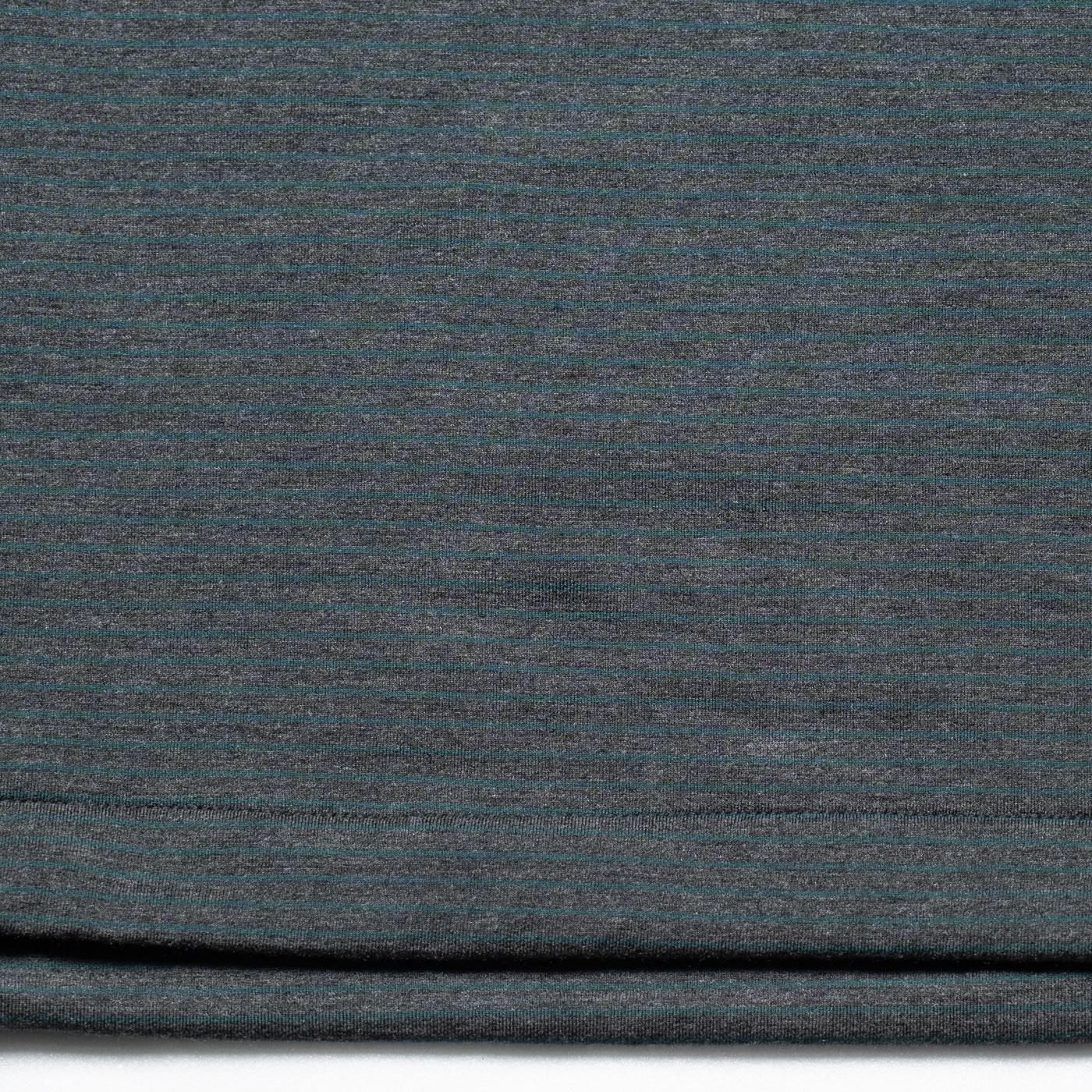 mocT * M39-330 LYOCELL STRETCH FLEECE BORDER MOCK-NECK PO(2Ÿ)