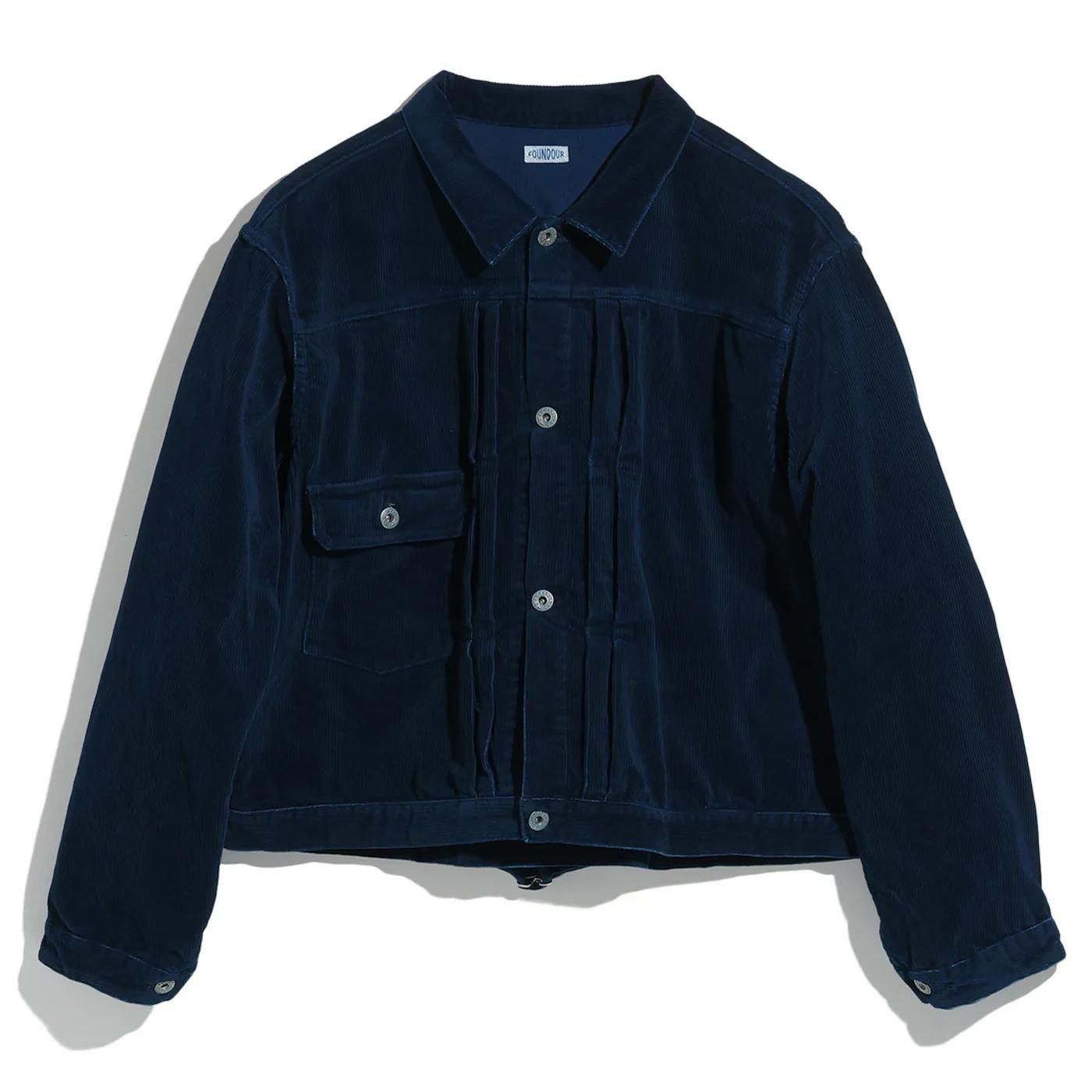 FOUNDOUR * 015FD252019 CORDUROY JACKET * Indigo