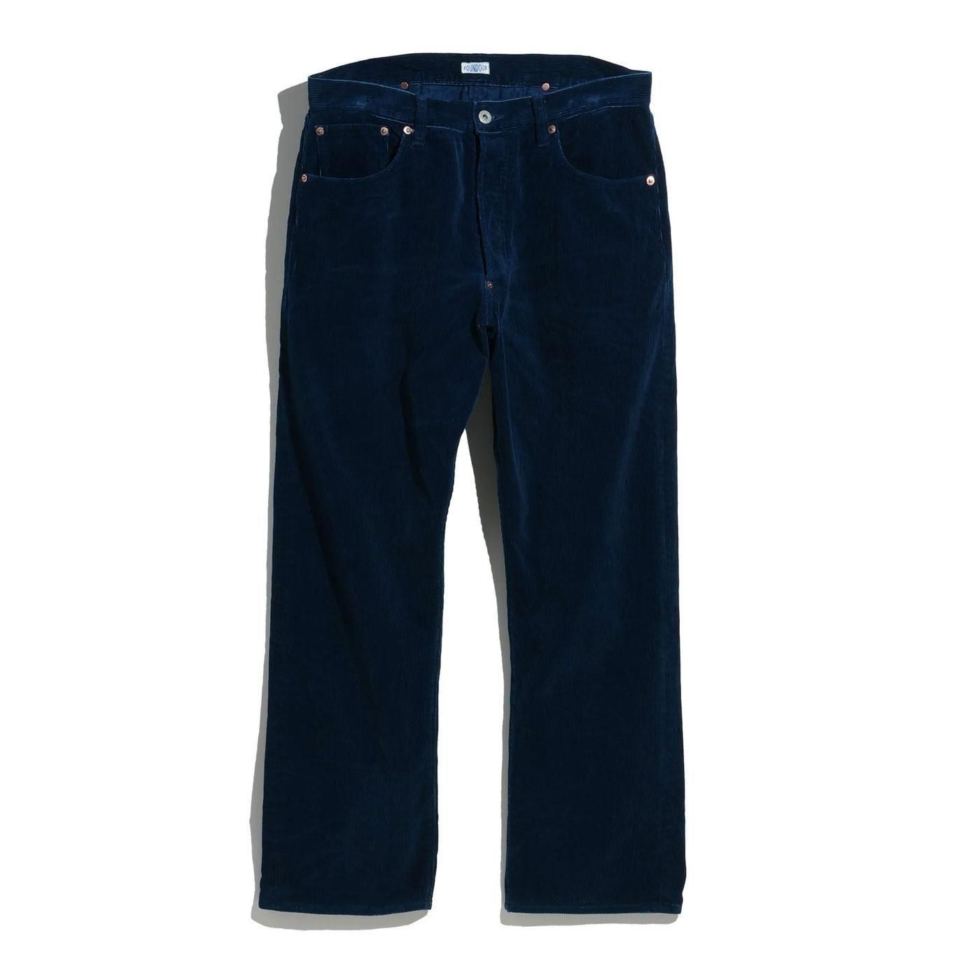 FOUNDOUR * 015FD252020 CORDUROY PANTS * Indigo