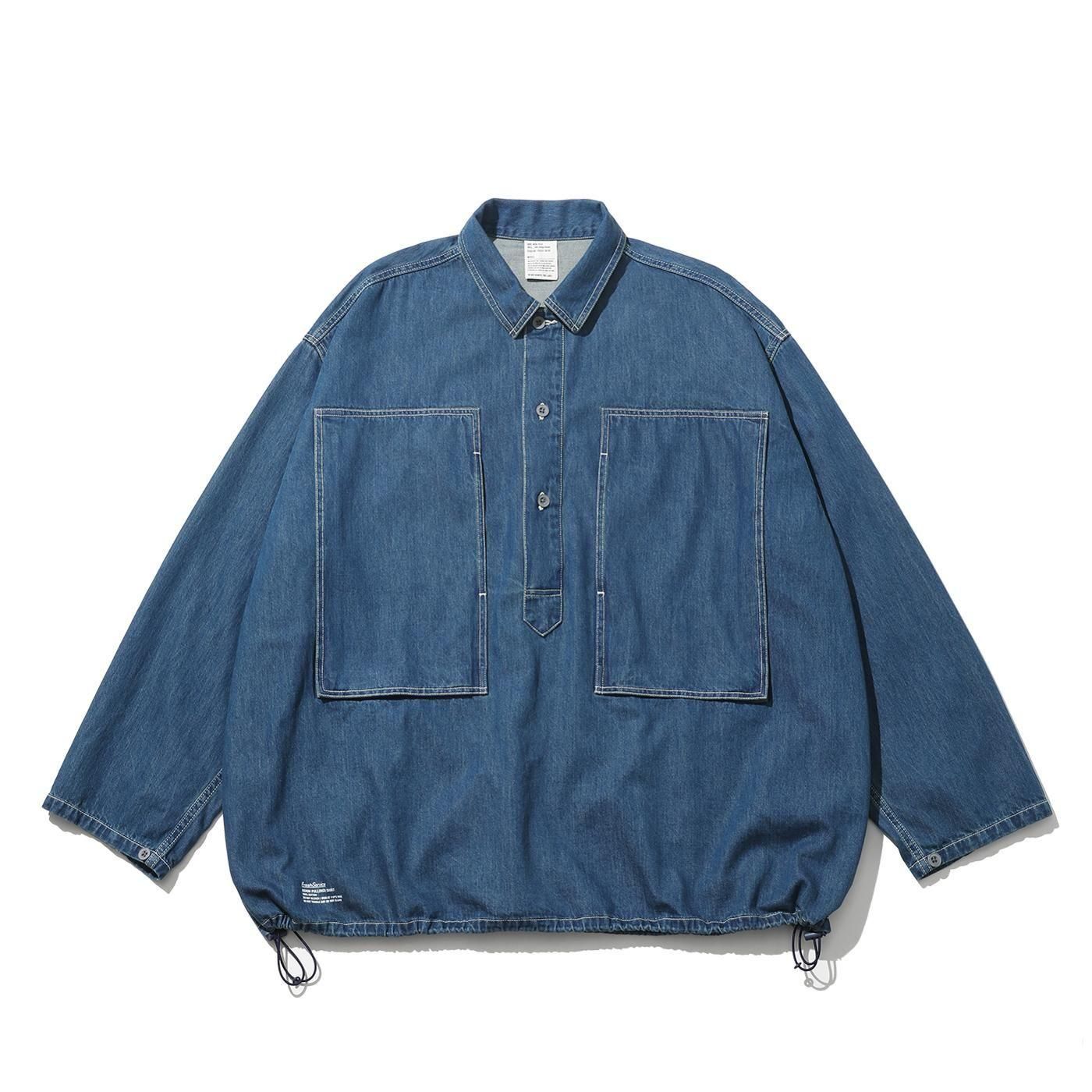 FreshService * FSC253-50120FB DENIM PULLOVER SHIRT * Fade Indigo
