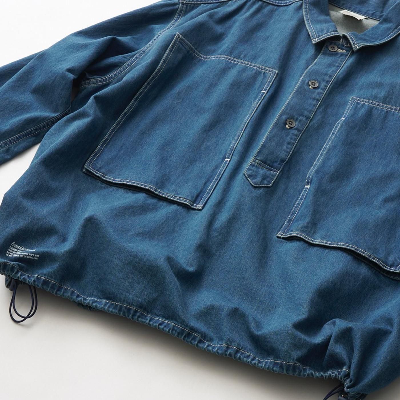 FreshService * FSC253-50120FB DENIM PULLOVER SHIRT * Fade Indigo