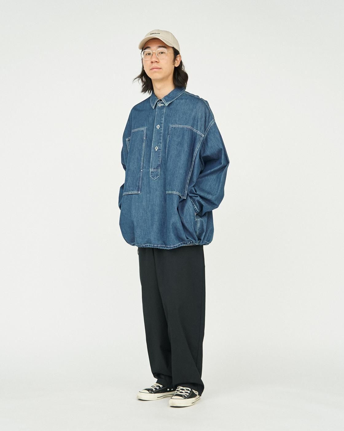 FreshService * FSC253-50120FB DENIM PULLOVER SHIRT * Fade Indigo