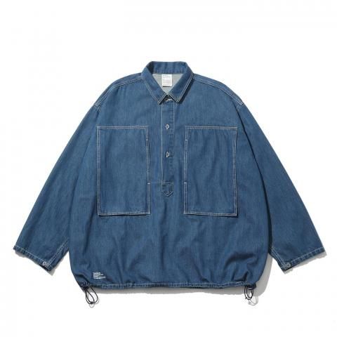 FreshService * FSC253-50120FB DENIM PULLOVER SHIRT * Fade Indigo
