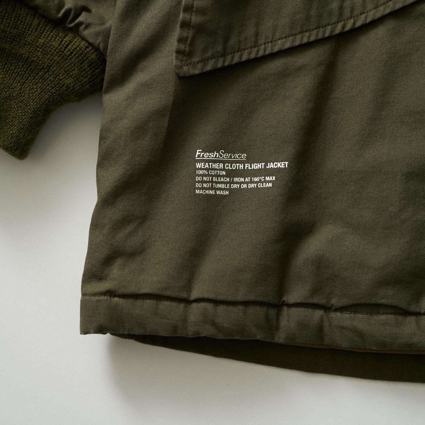 FreshService * FSC253-10139 WEATHER CLOTH FLIGHT JACKET(2Ÿ)