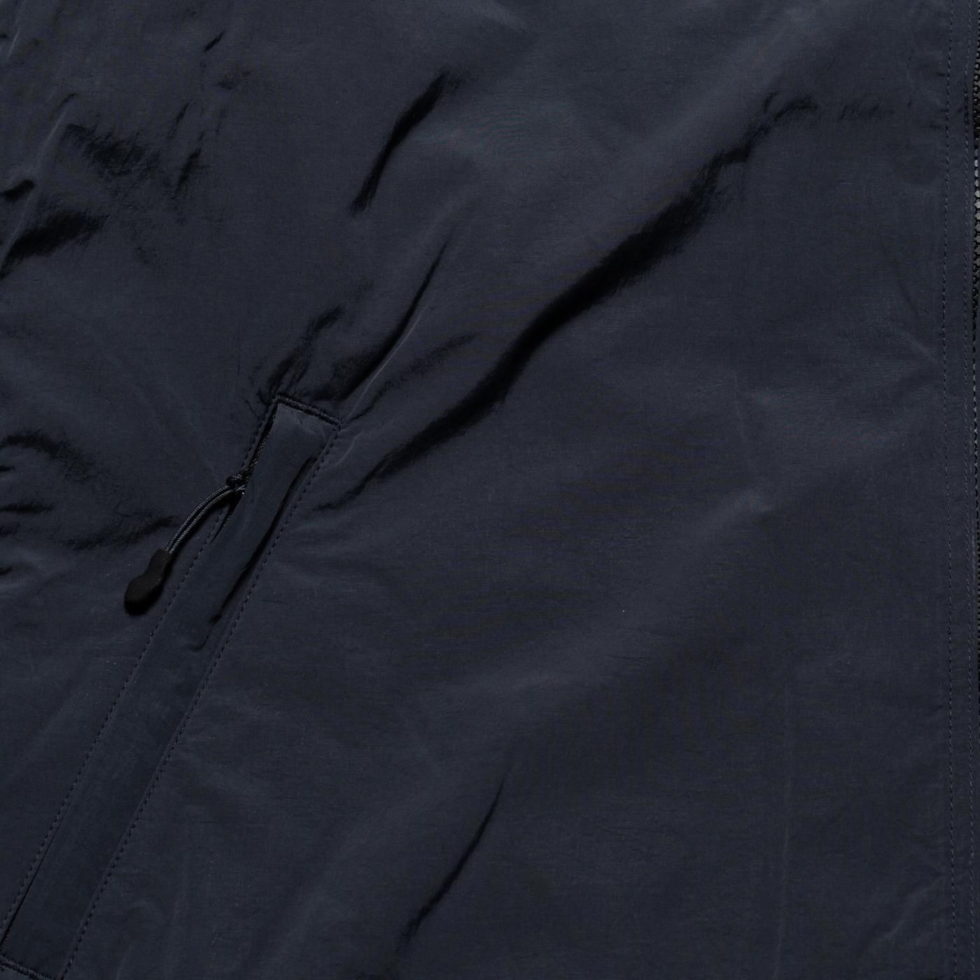 FARAH * FR0502-M1018 Padded Nylon Switching Zip Up Jacket * Black/DarkNavy