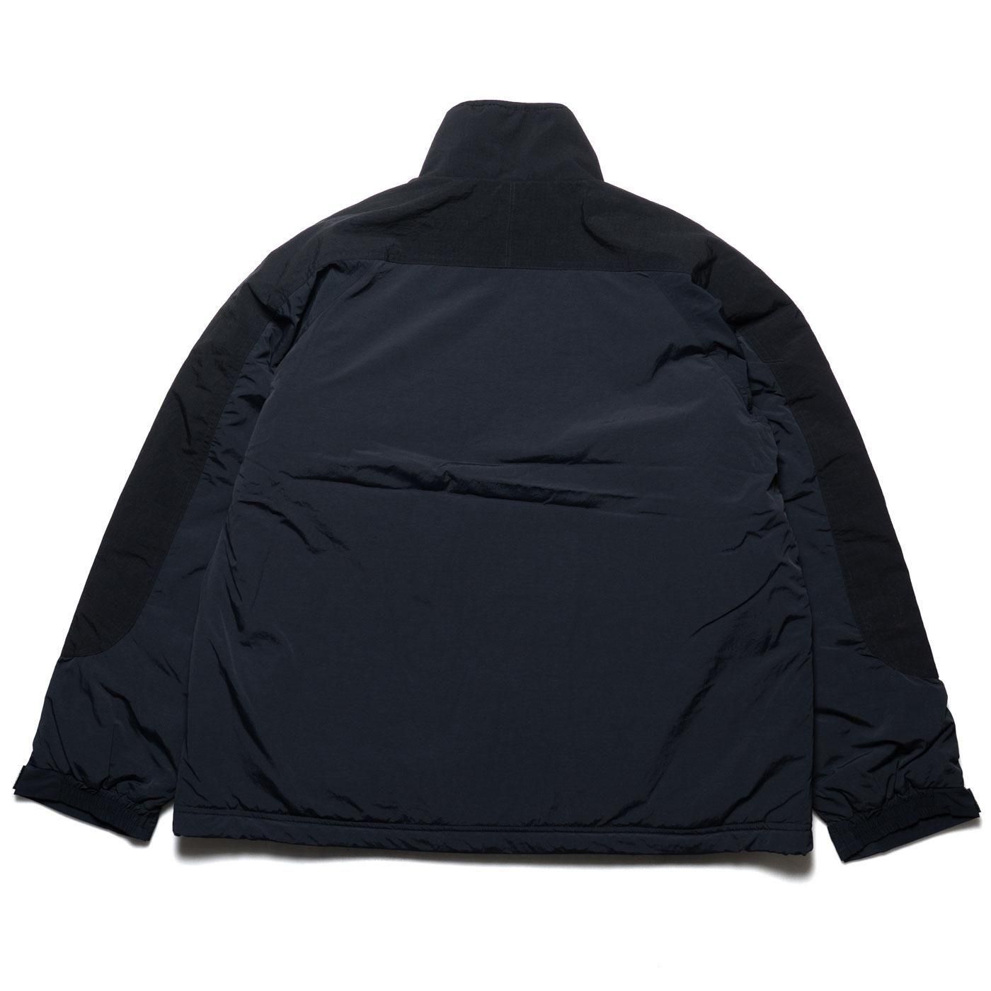 FARAH * FR0502-M1018 Padded Nylon Switching Zip Up Jacket * Black/DarkNavy