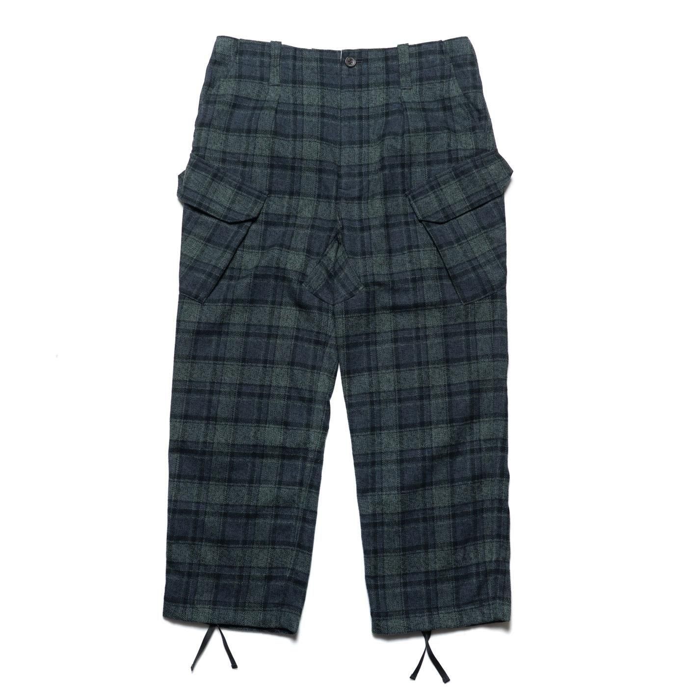 HOPPER'S BRUNCH * Military Trousers * Check