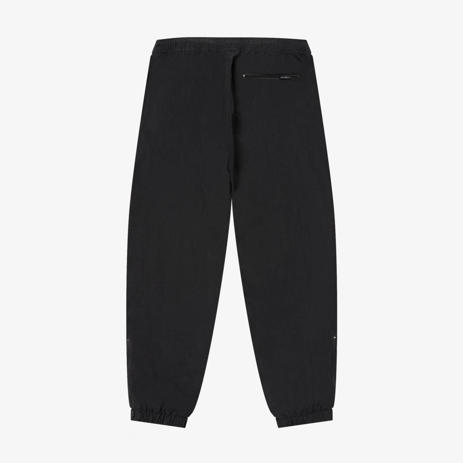 ANCHOR INC. * NYLON TRACK PANTS * Black