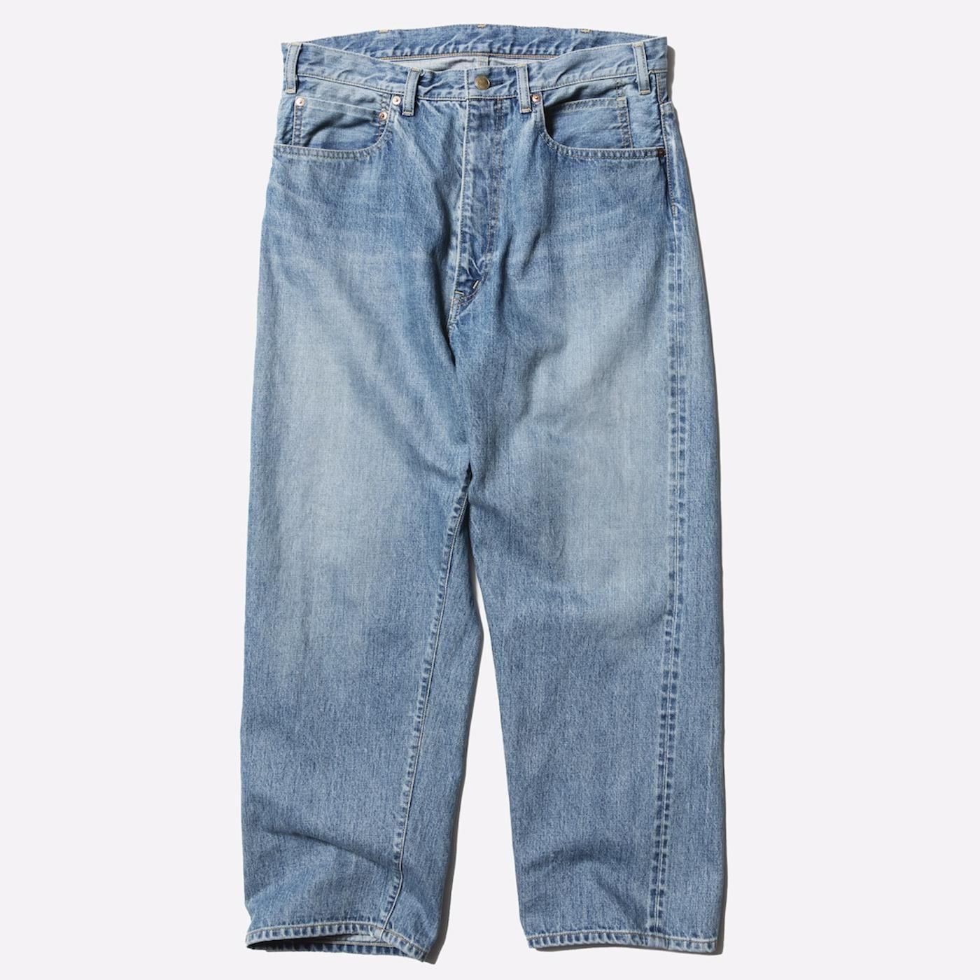 Unlikely * U25F-21-0001 Unlikely Time Travel Jean Wide 1977Wash * Vintage Indigo