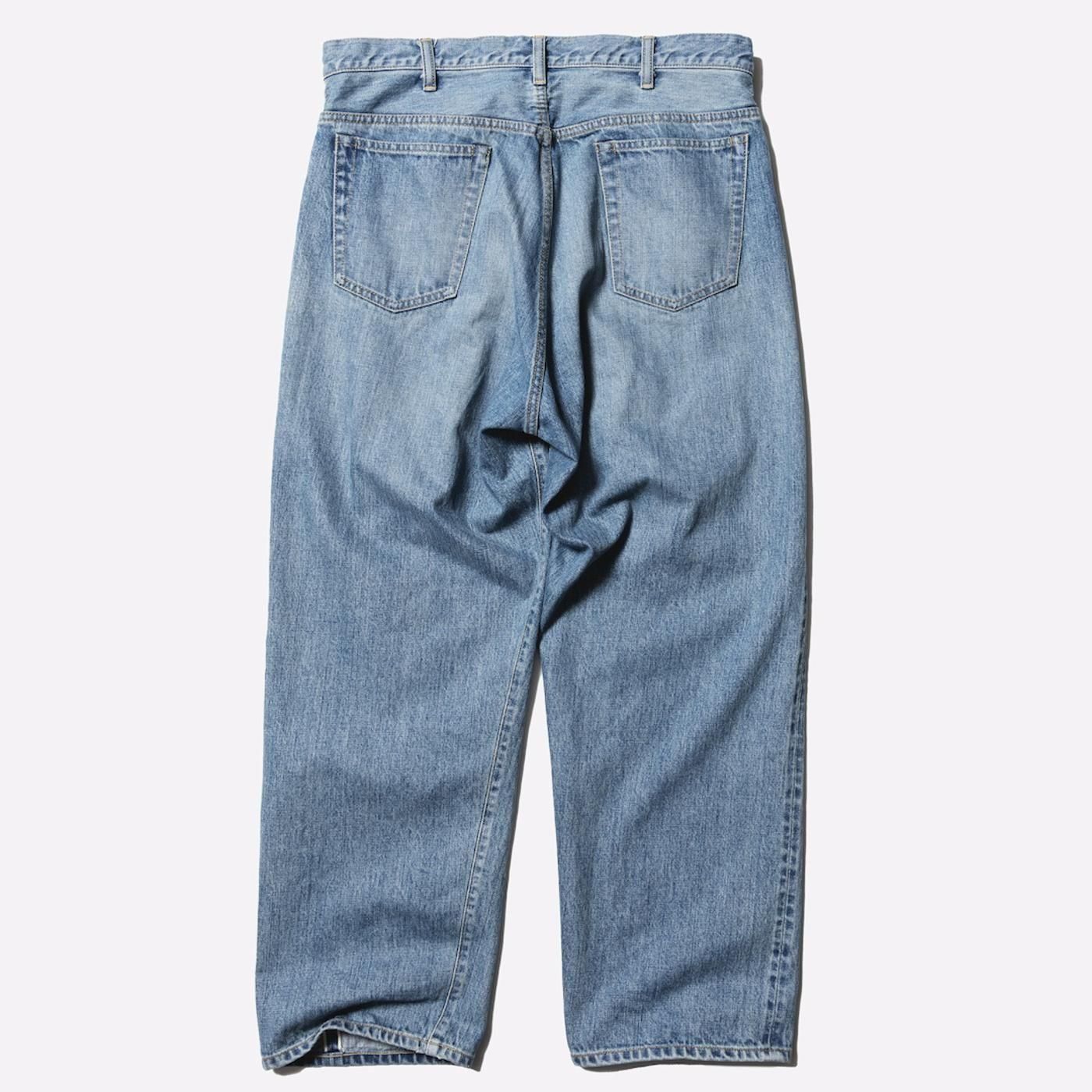 Unlikely * U25F-21-0001 Unlikely Time Travel Jean Wide 1977Wash * Vintage Indigo