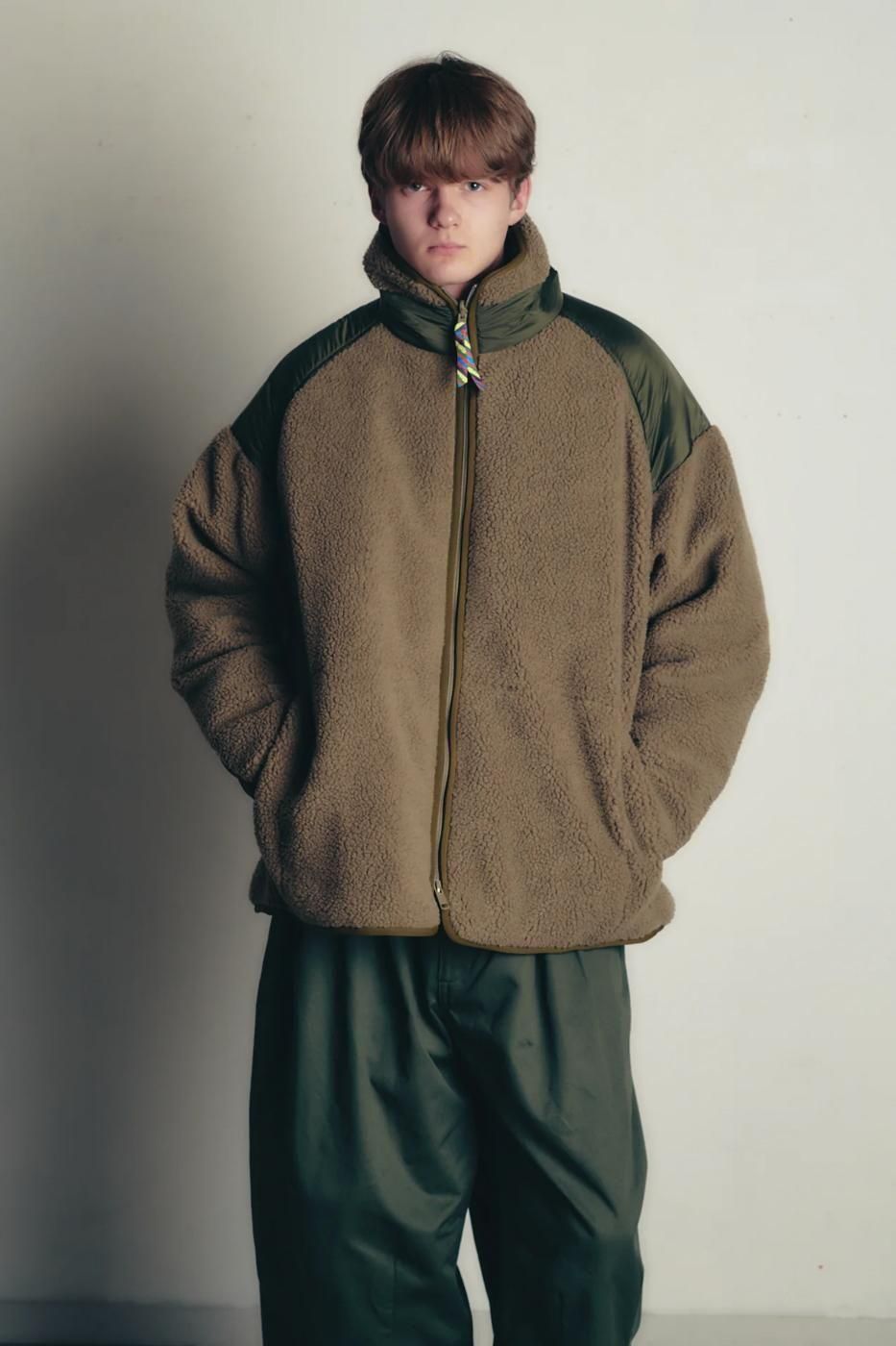 is-ness * TAION REVERSIBLE FLEECE DOWN JACKET(2Ÿ)