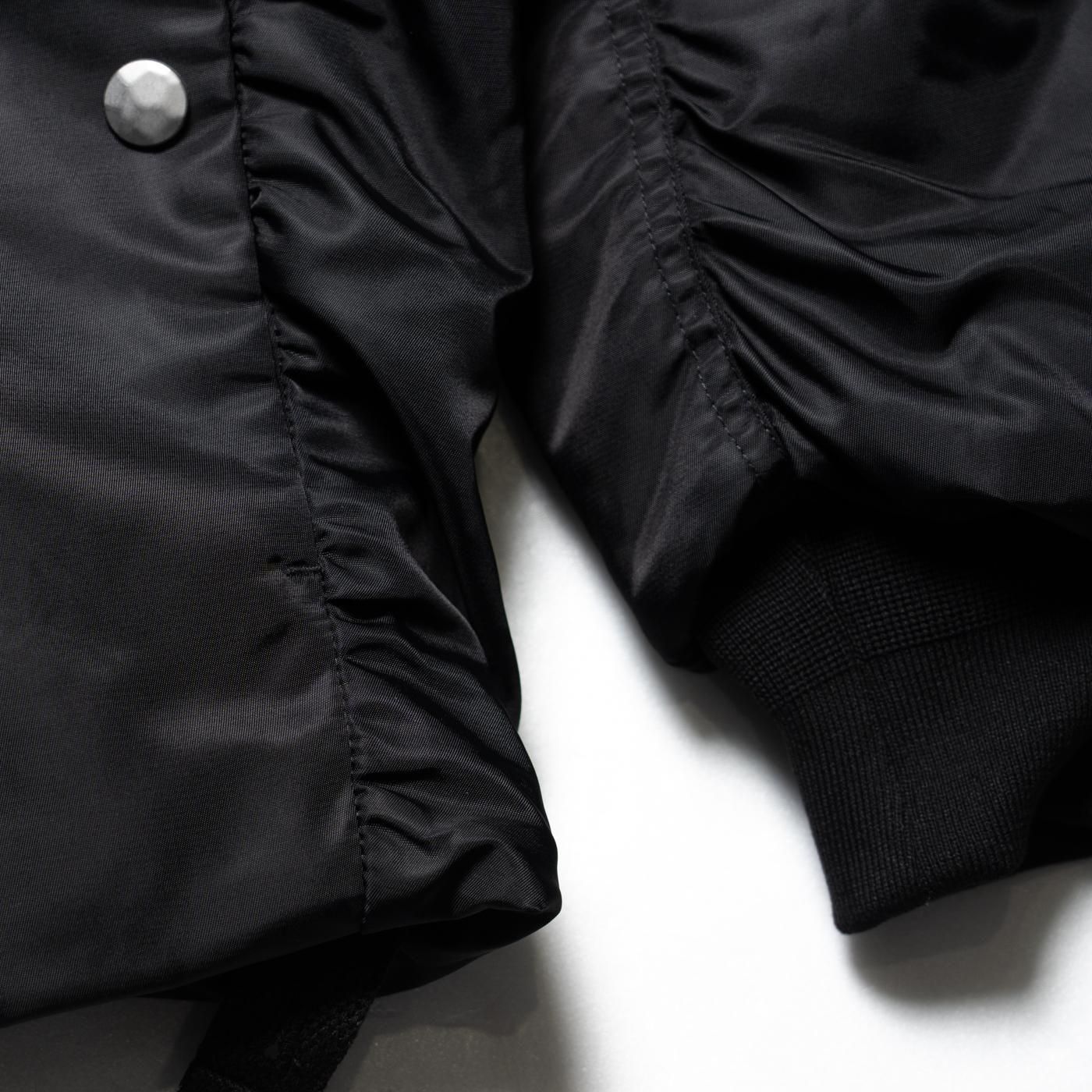 PEACEMAKER oamc * MINIMAL BOMBER JACKET POLY * Black